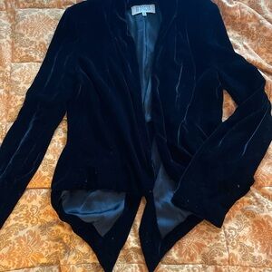 BB Dakota Black Velvet Women's Blazer